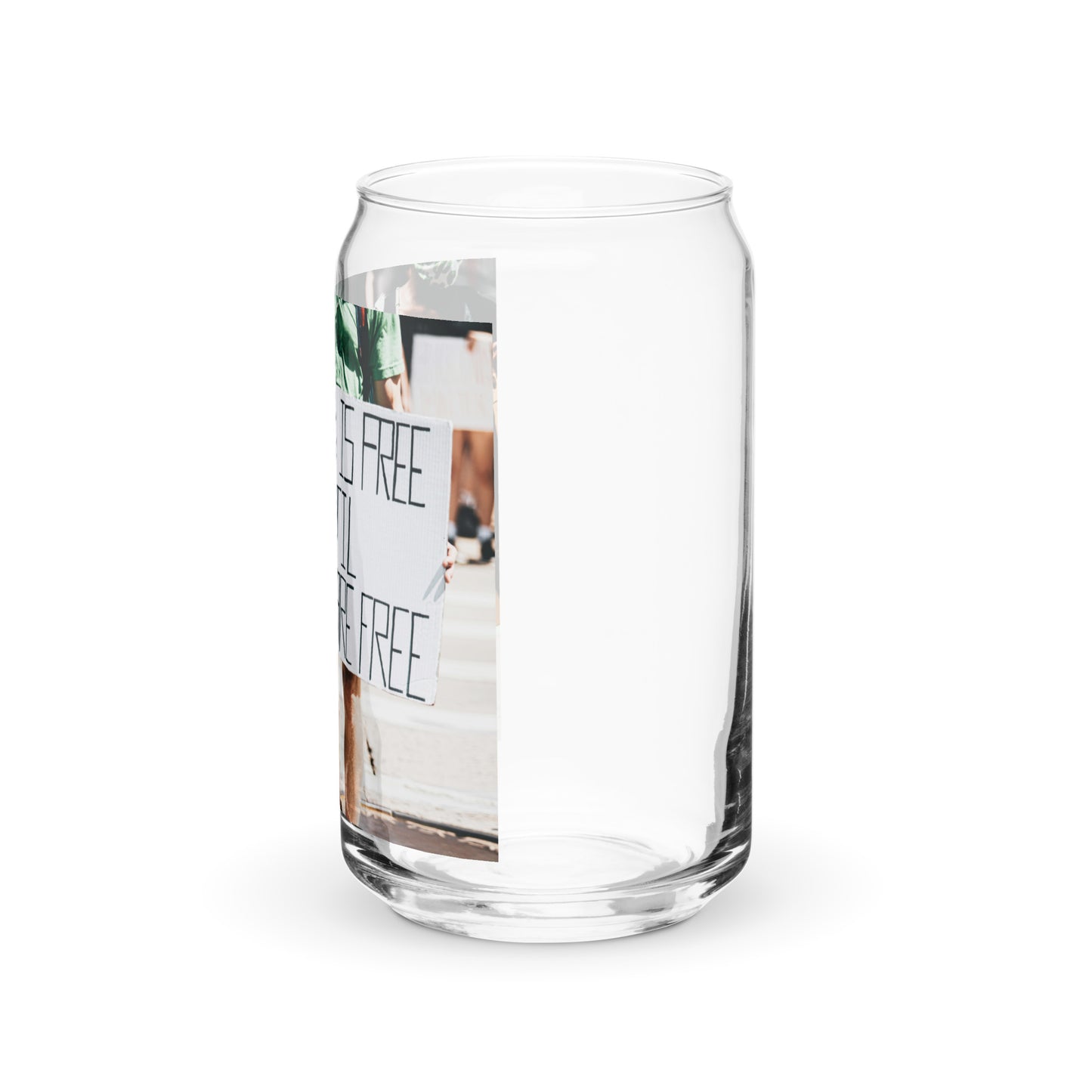 No One is Free Glass