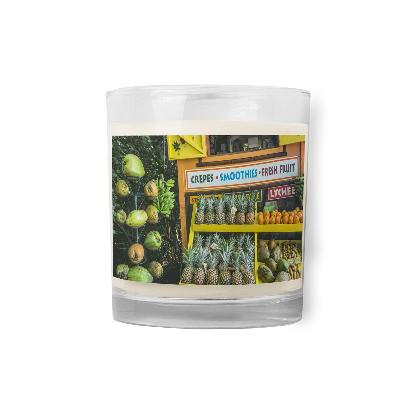 Fruit stand soy wax candle