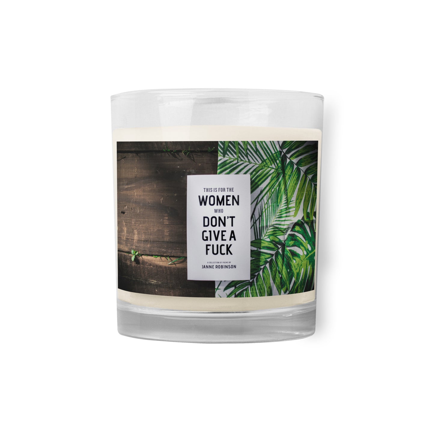 No F*cks soy wax candle