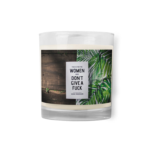 No F*cks soy wax candle