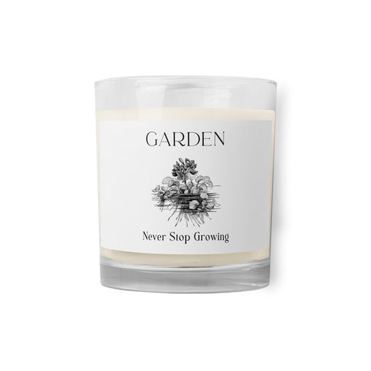 Garden soy wax candle