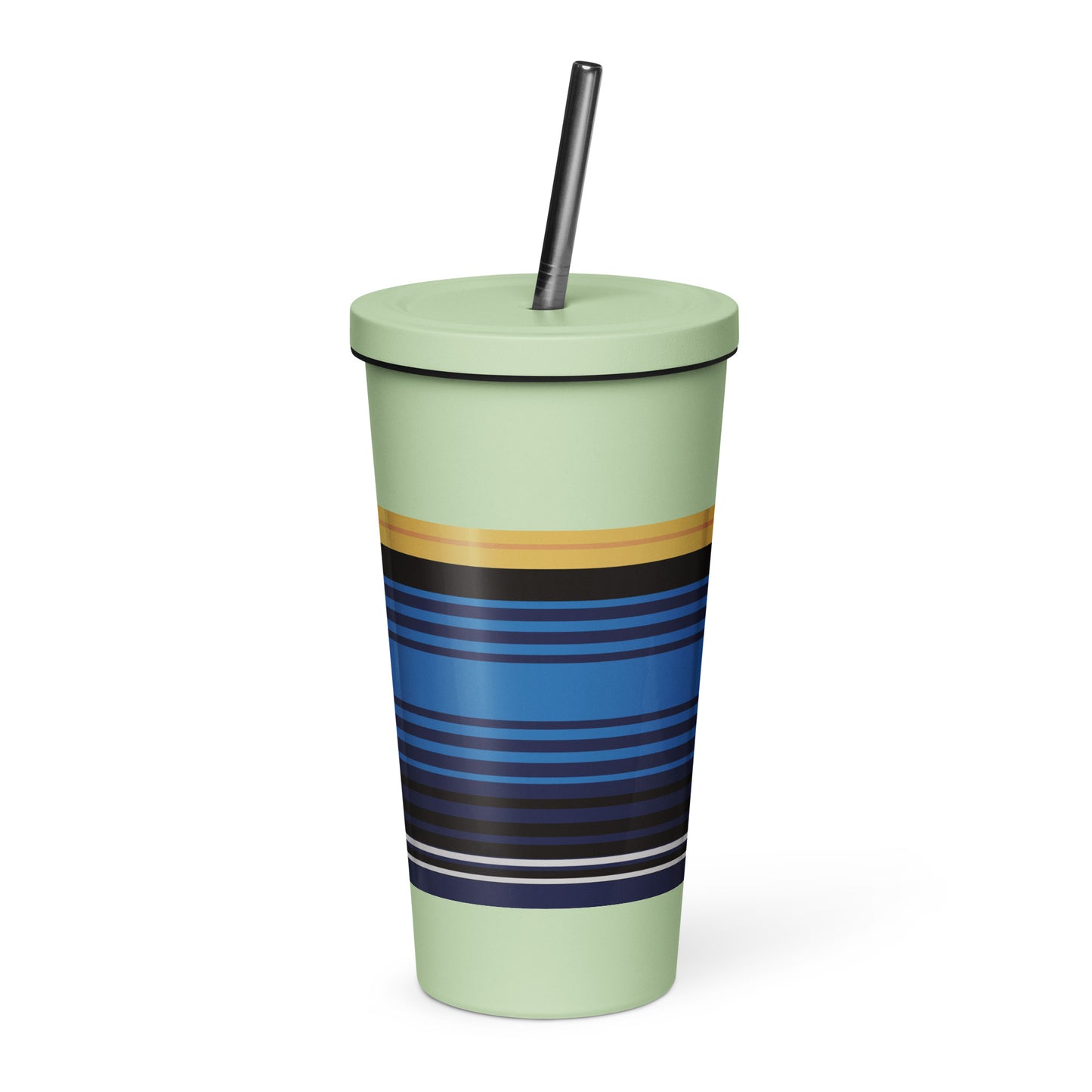 Nature Insulated tumbler with a straw