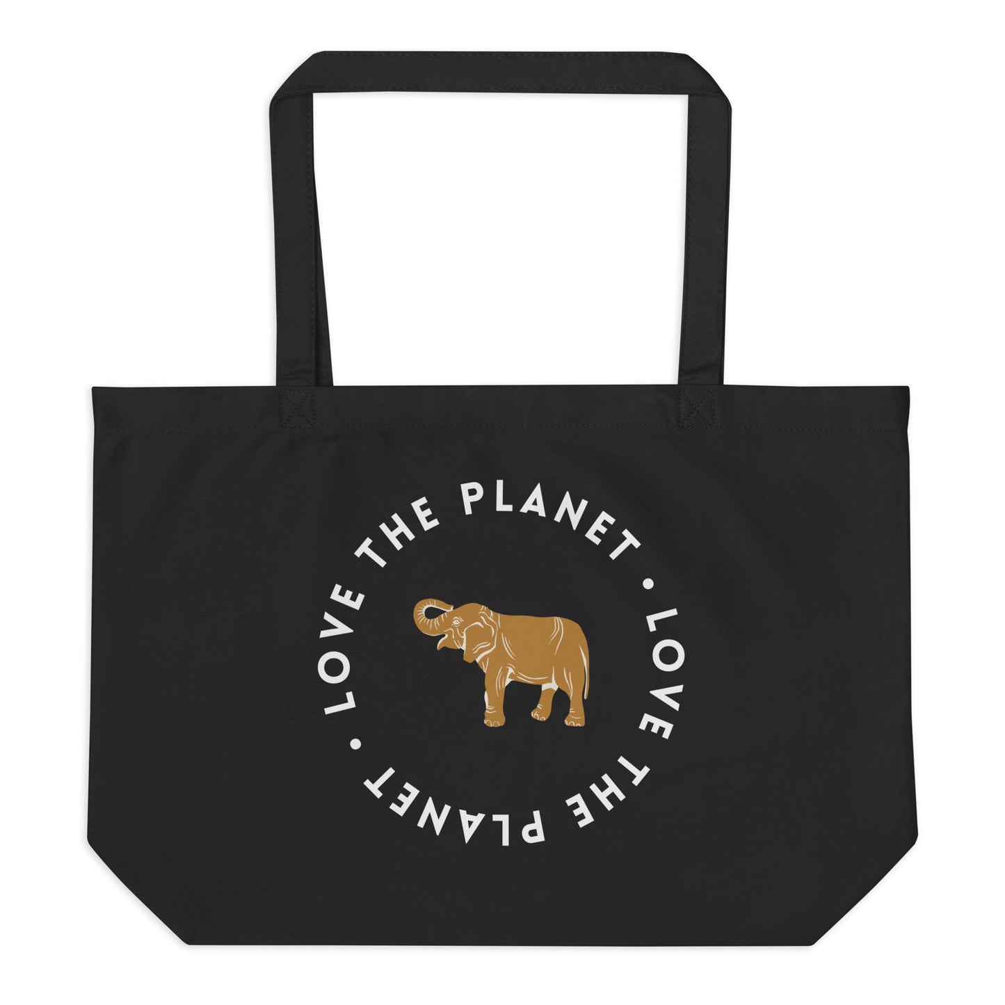 Love the Planet Large organic tote bag