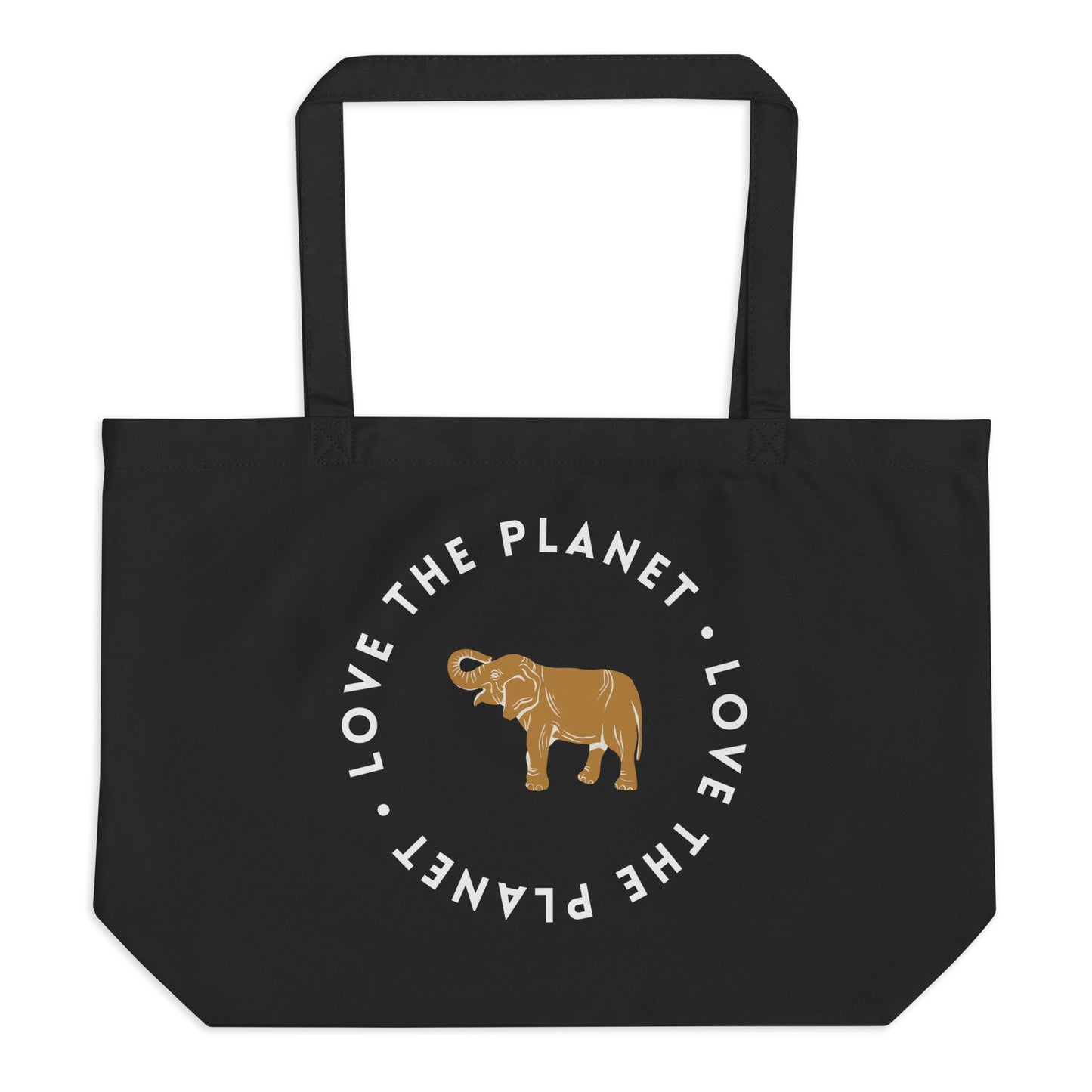 Love the Planet Large organic tote bag