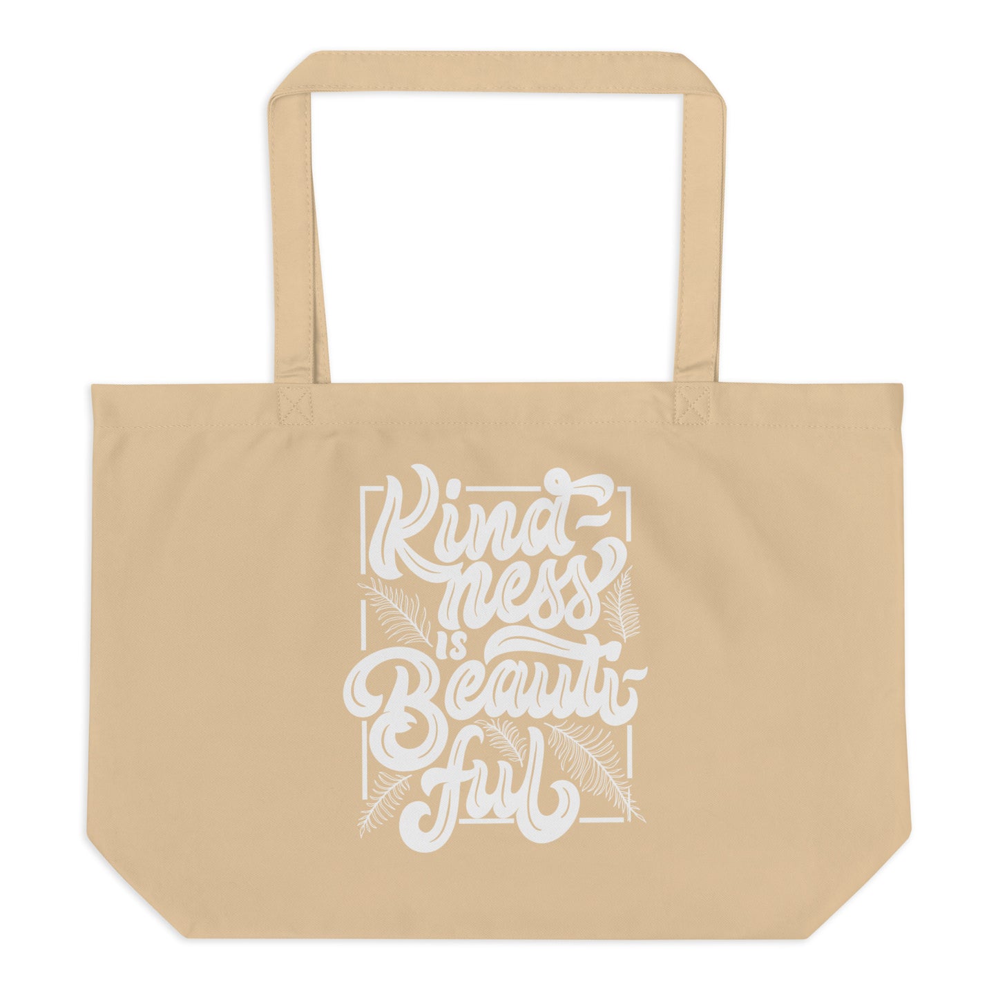 Kindness Large organic tote bag