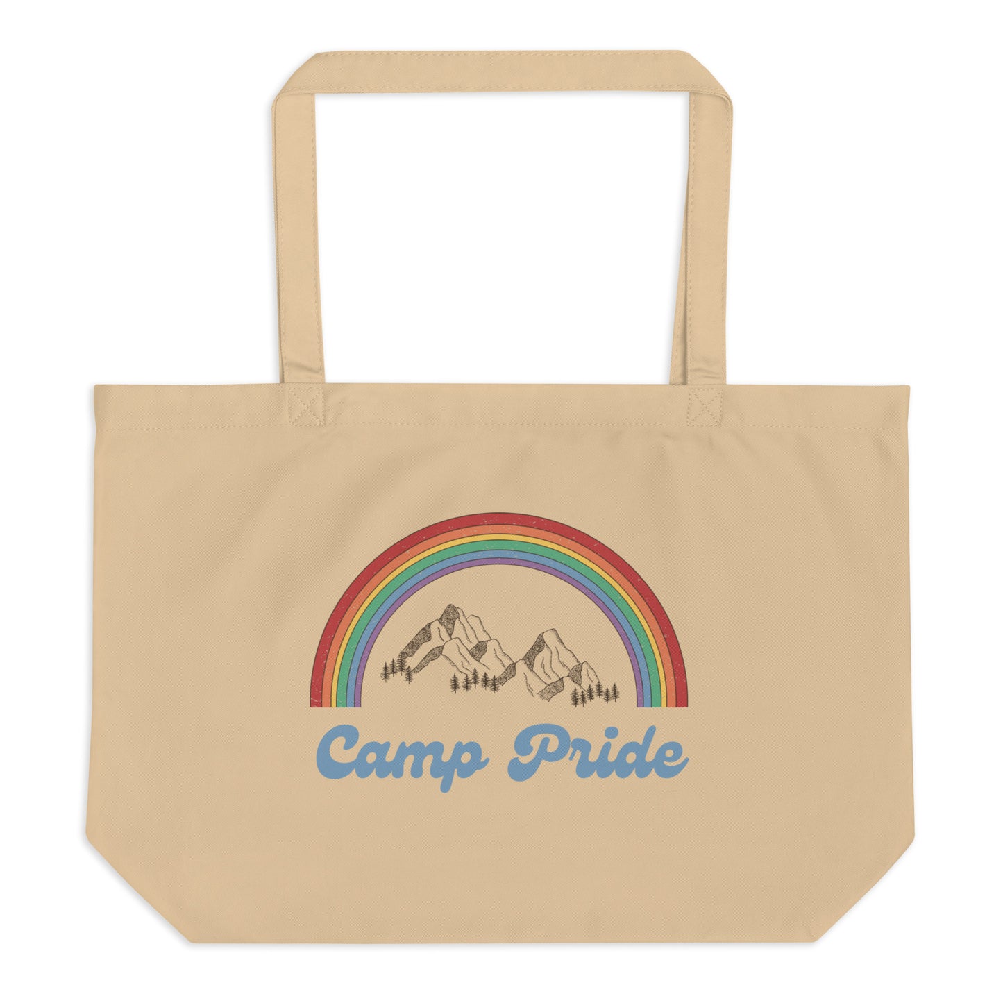 Camp Pride Large organic tote bag