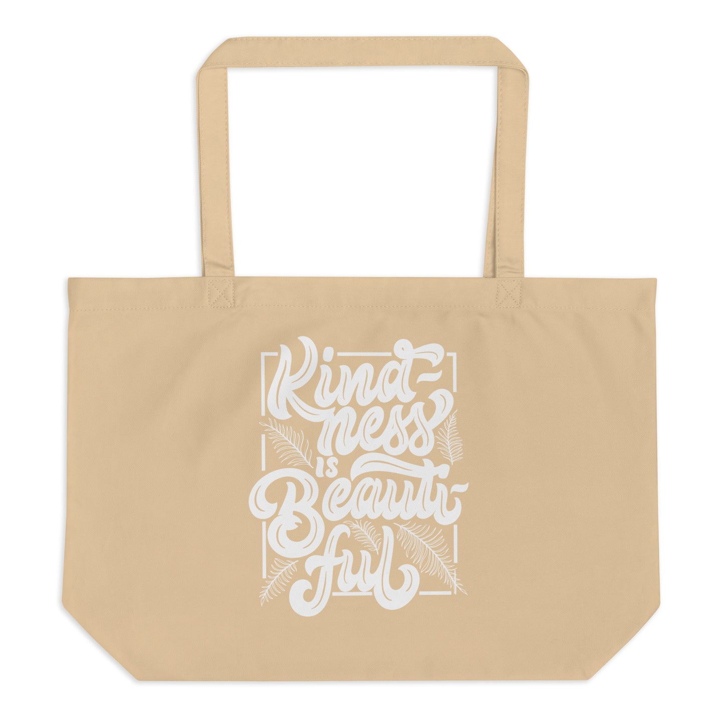 Kindness Large organic tote bag