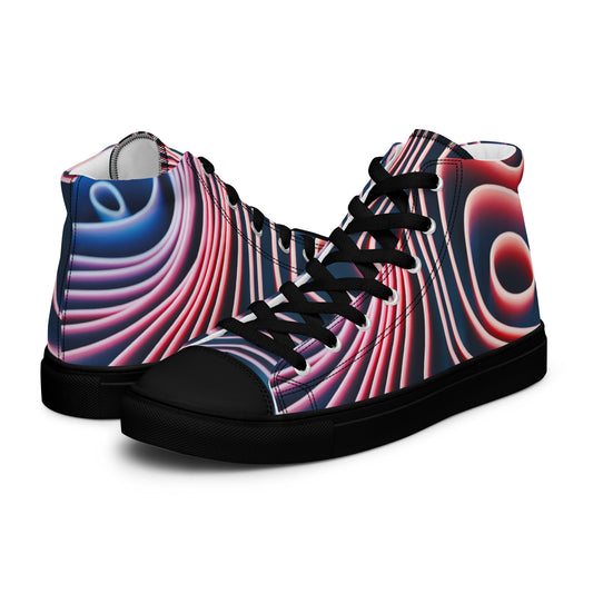 Men’s Neon high top canvas shoes