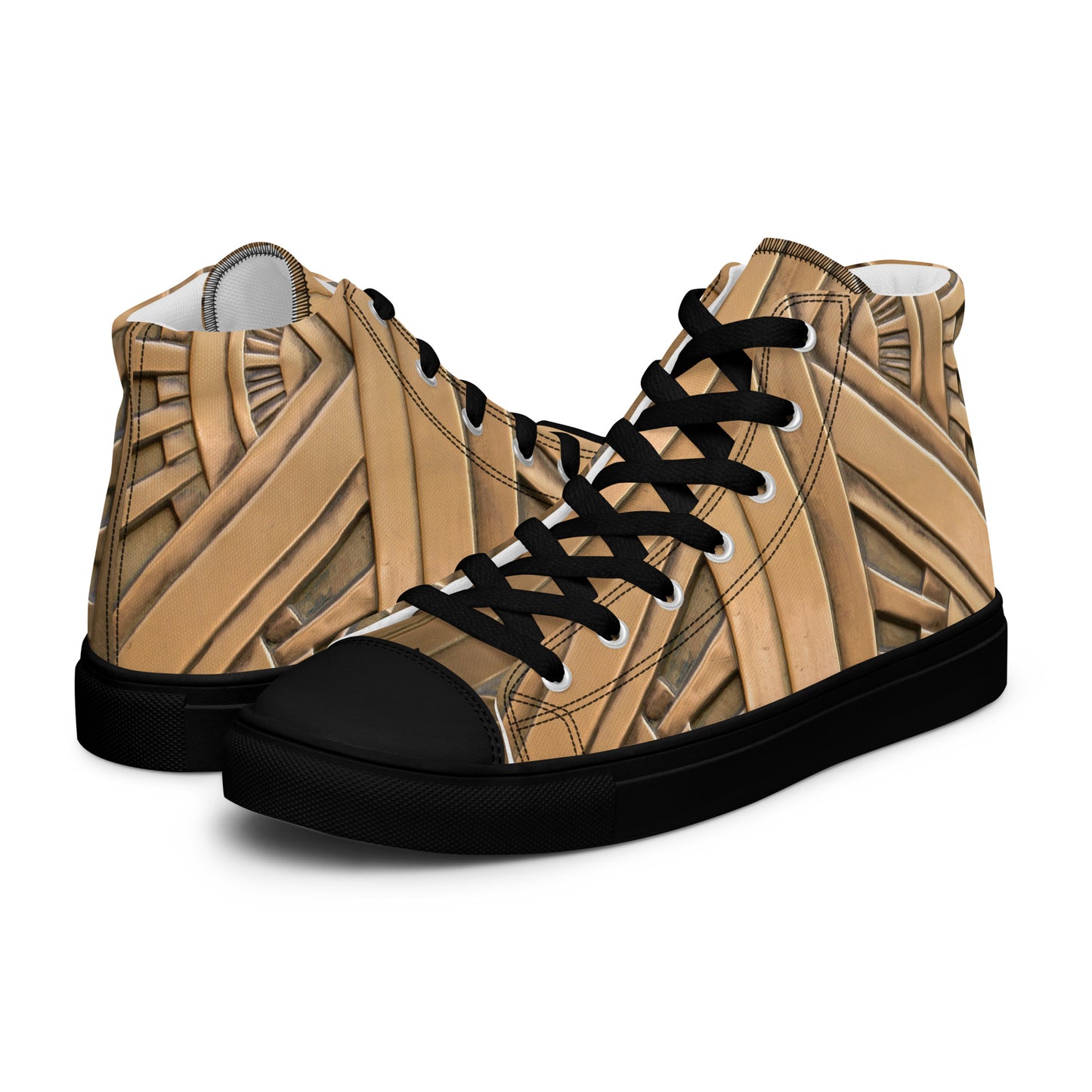 Men’s Brass high top canvas shoes