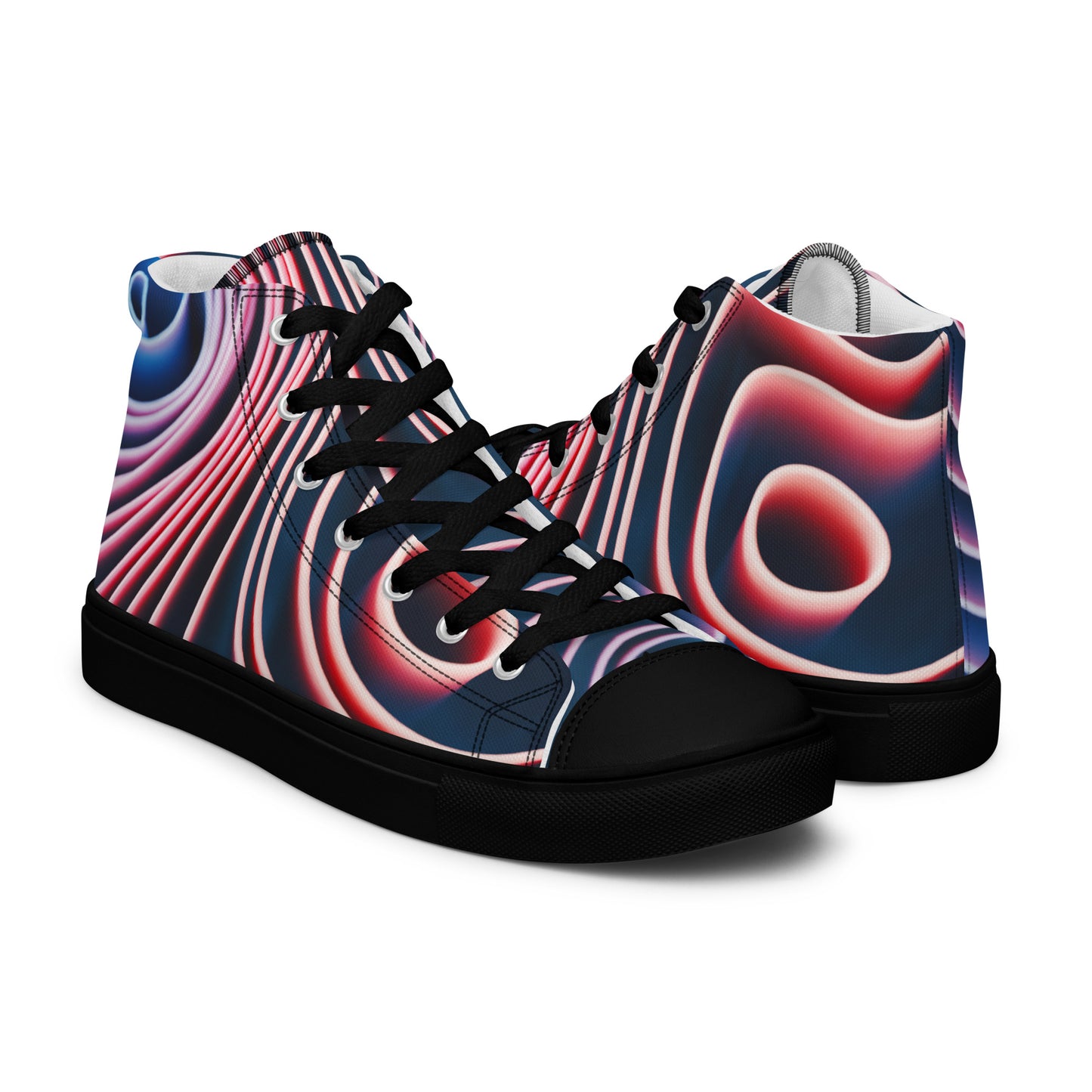 Men’s Neon high top canvas shoes