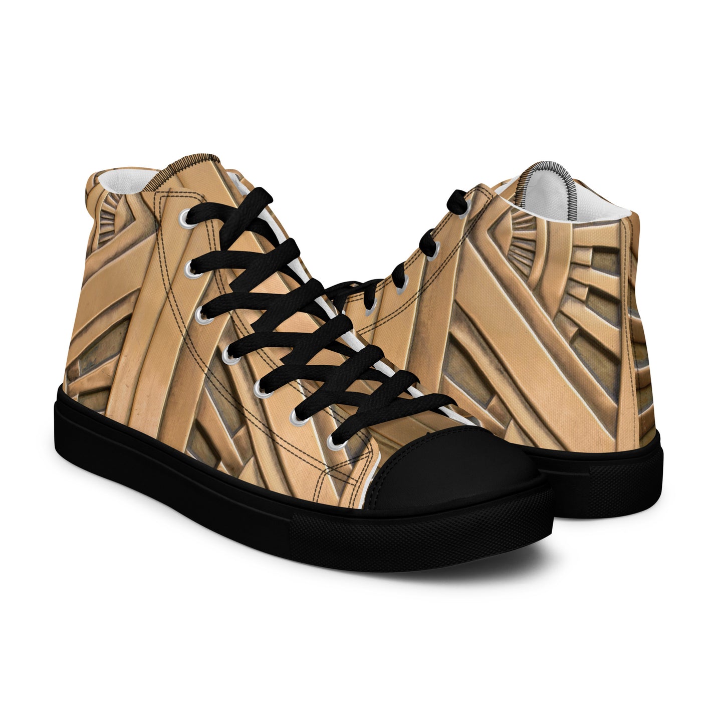 Men’s Brass high top canvas shoes