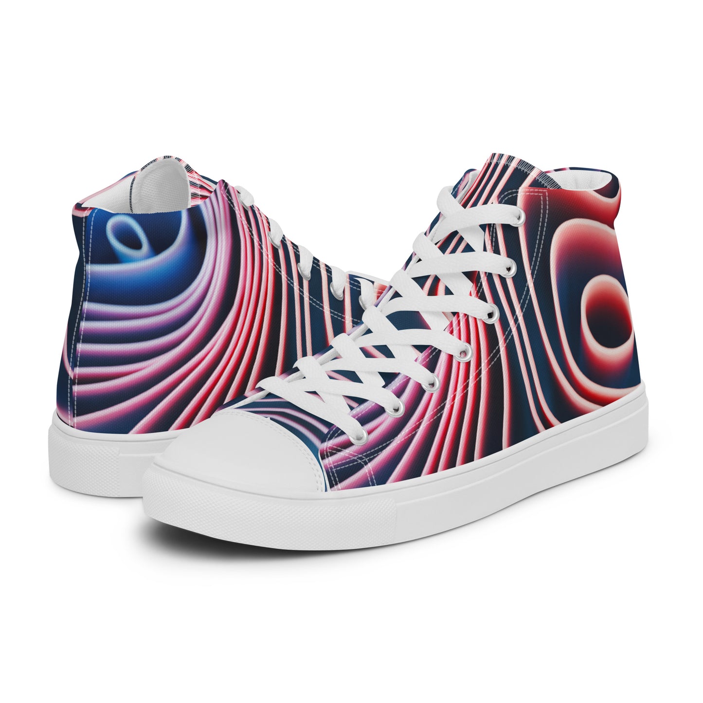 Men’s Neon high top canvas shoes