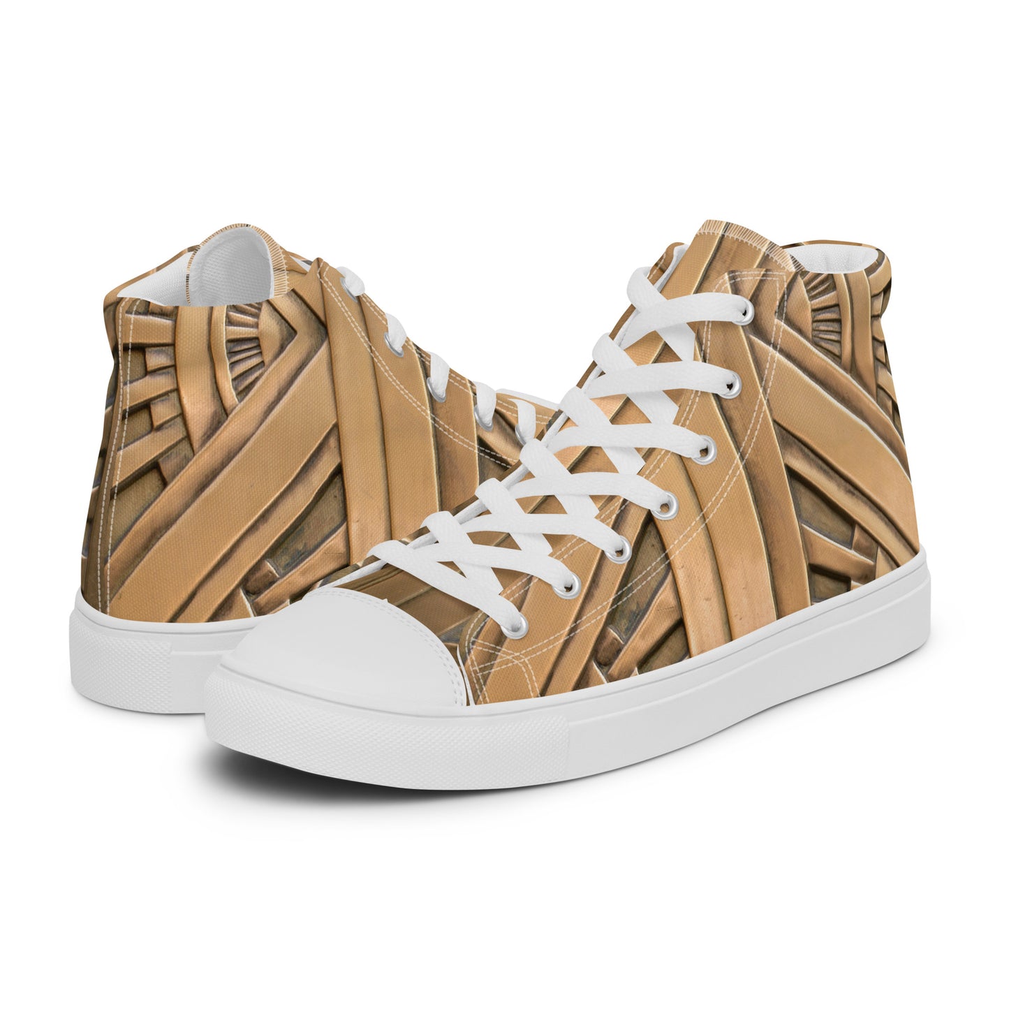 Men’s Brass high top canvas shoes