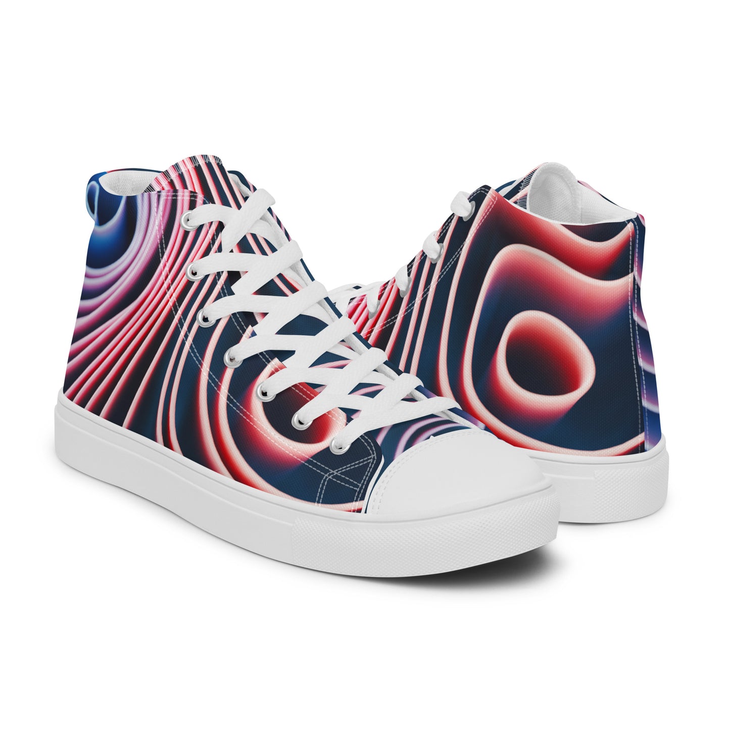 Men’s Neon high top canvas shoes