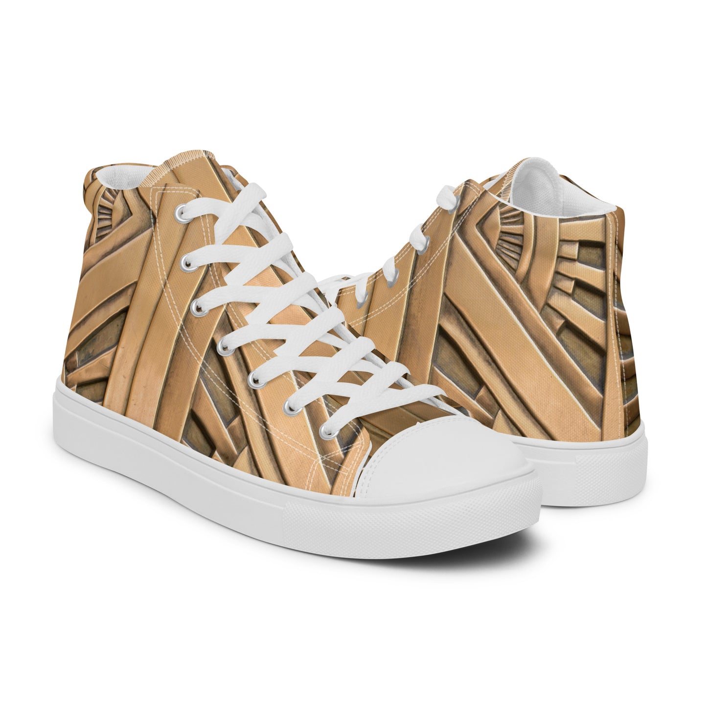 Men’s Brass high top canvas shoes