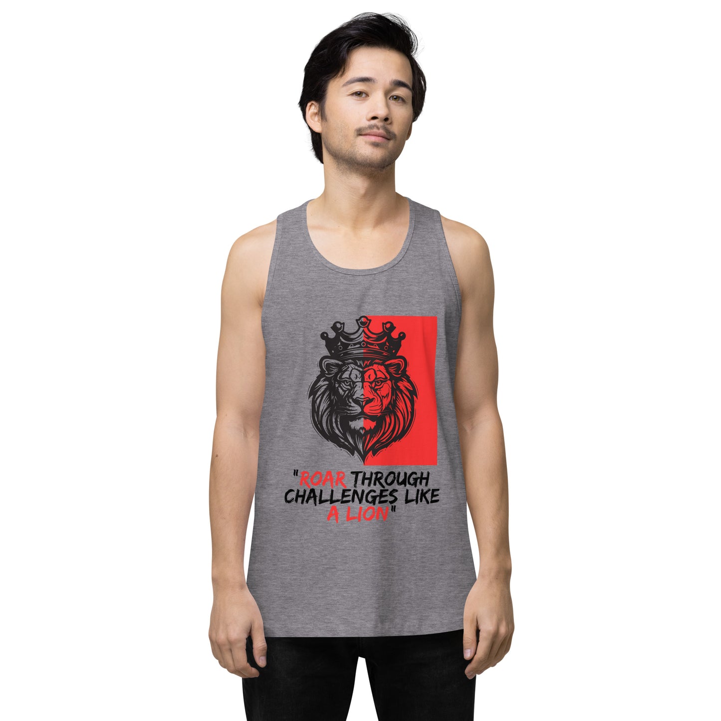 Men’s Lion premium tank top