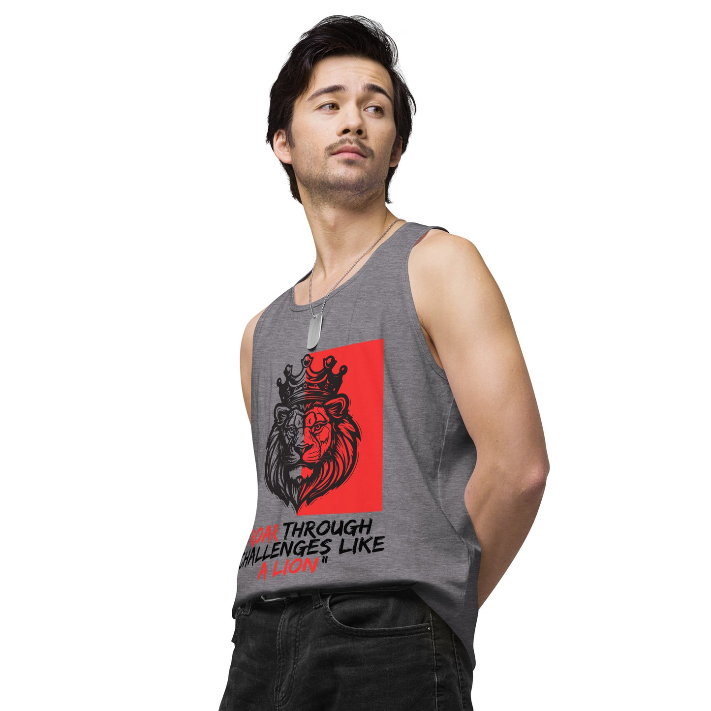 Men’s Lion premium tank top