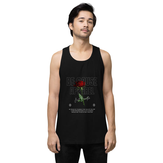 Men’s Rose premium tank top