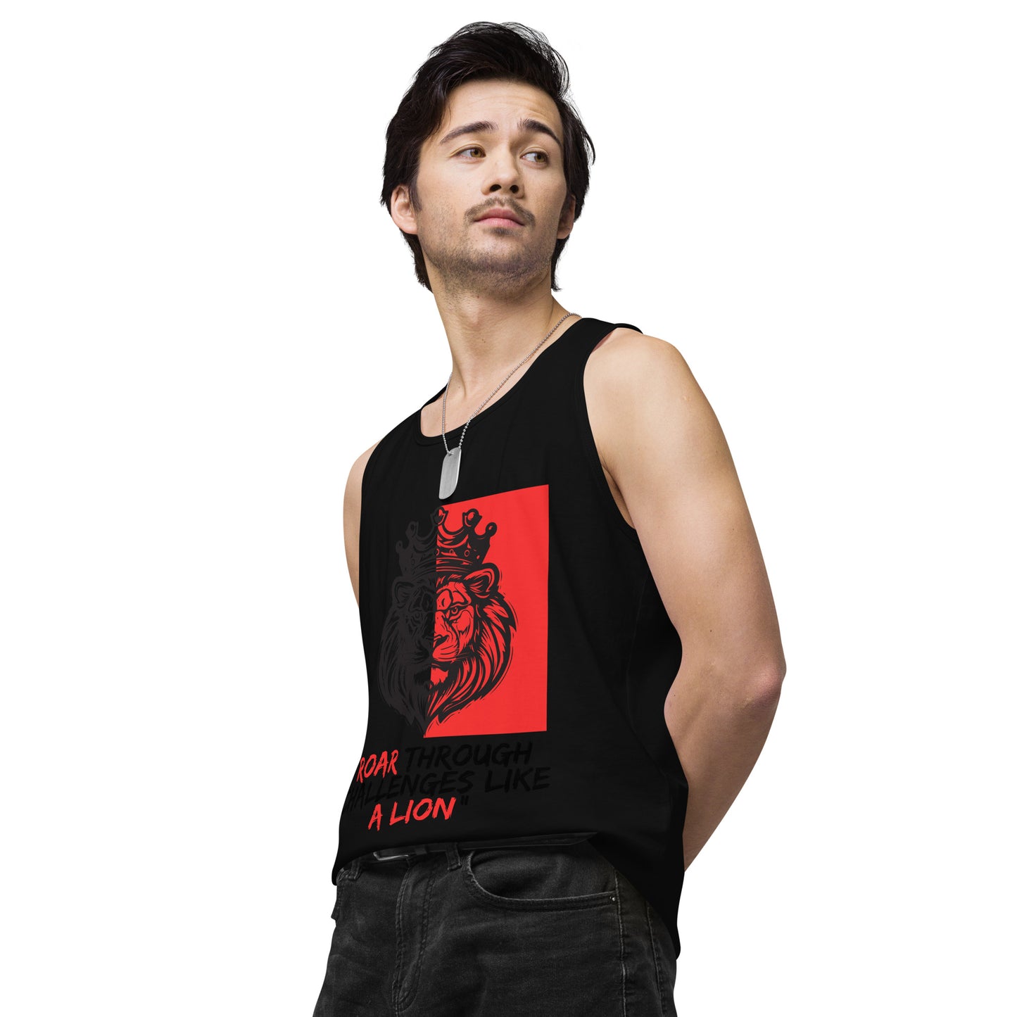 Men’s Lion premium tank top