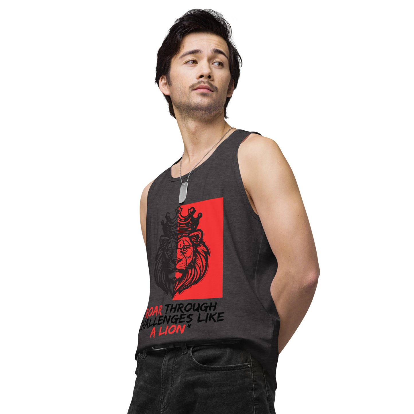 Men’s Lion premium tank top