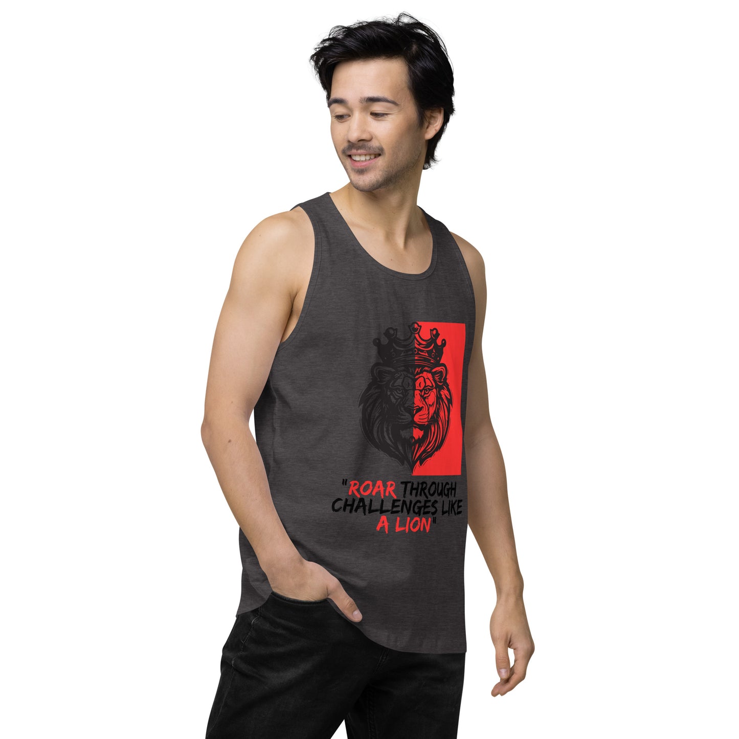 Men’s Lion premium tank top