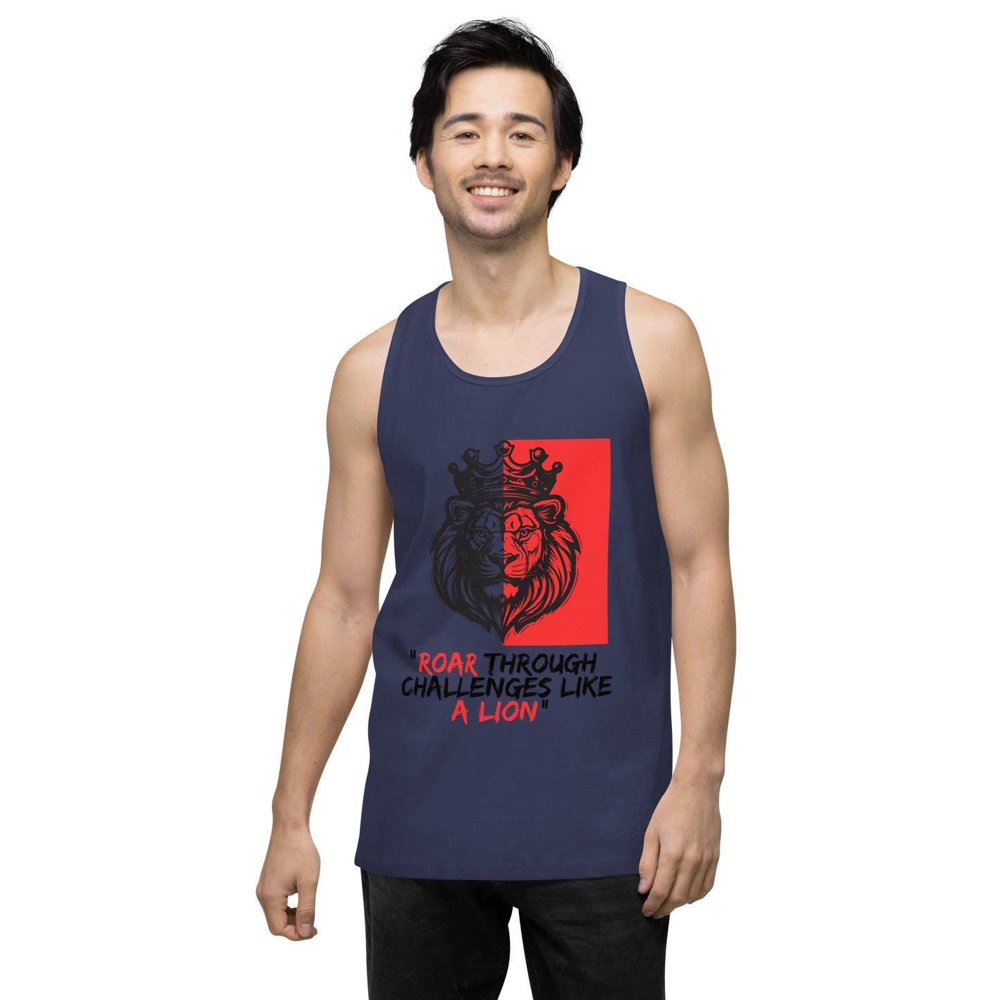 Men’s Lion premium tank top