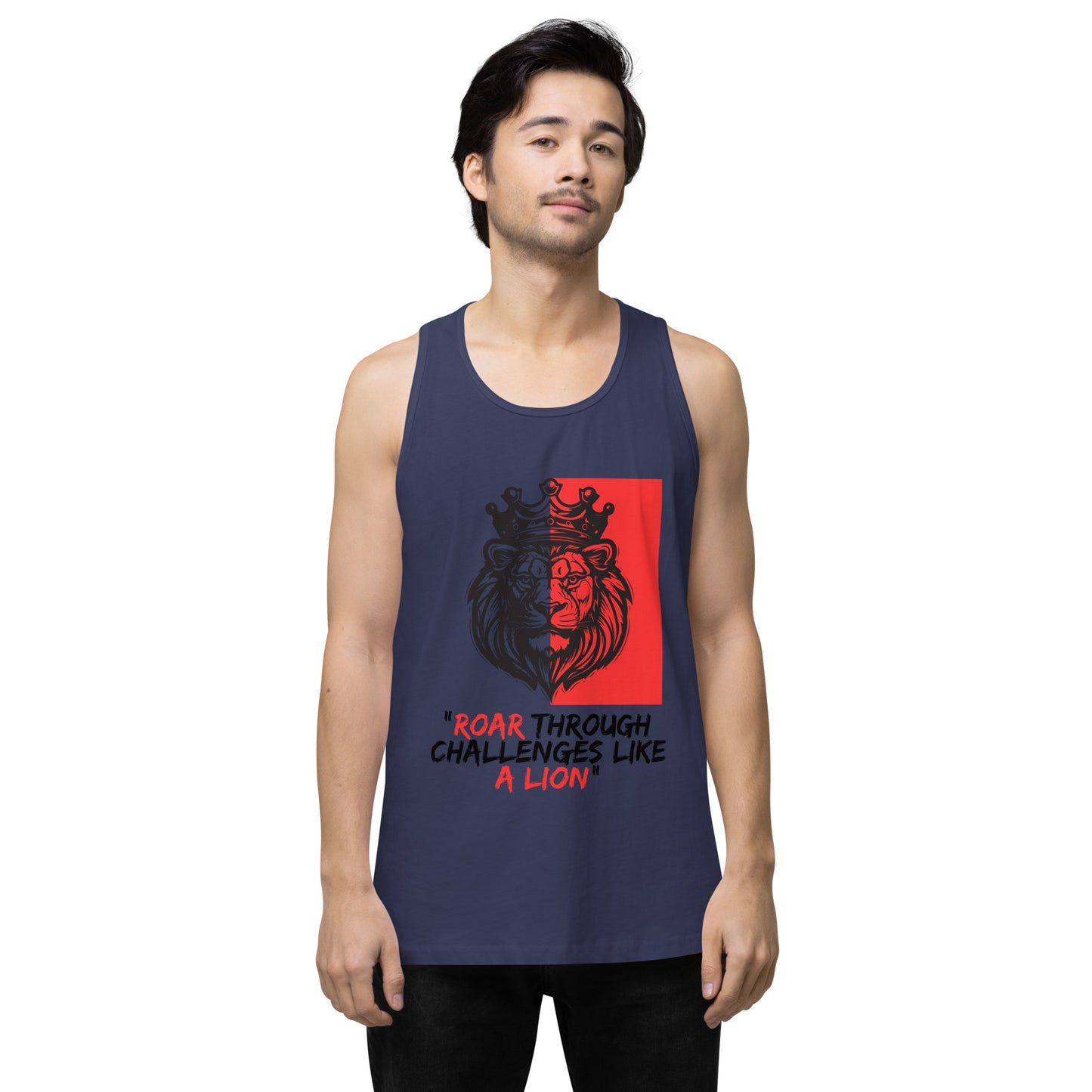 Men’s Lion premium tank top