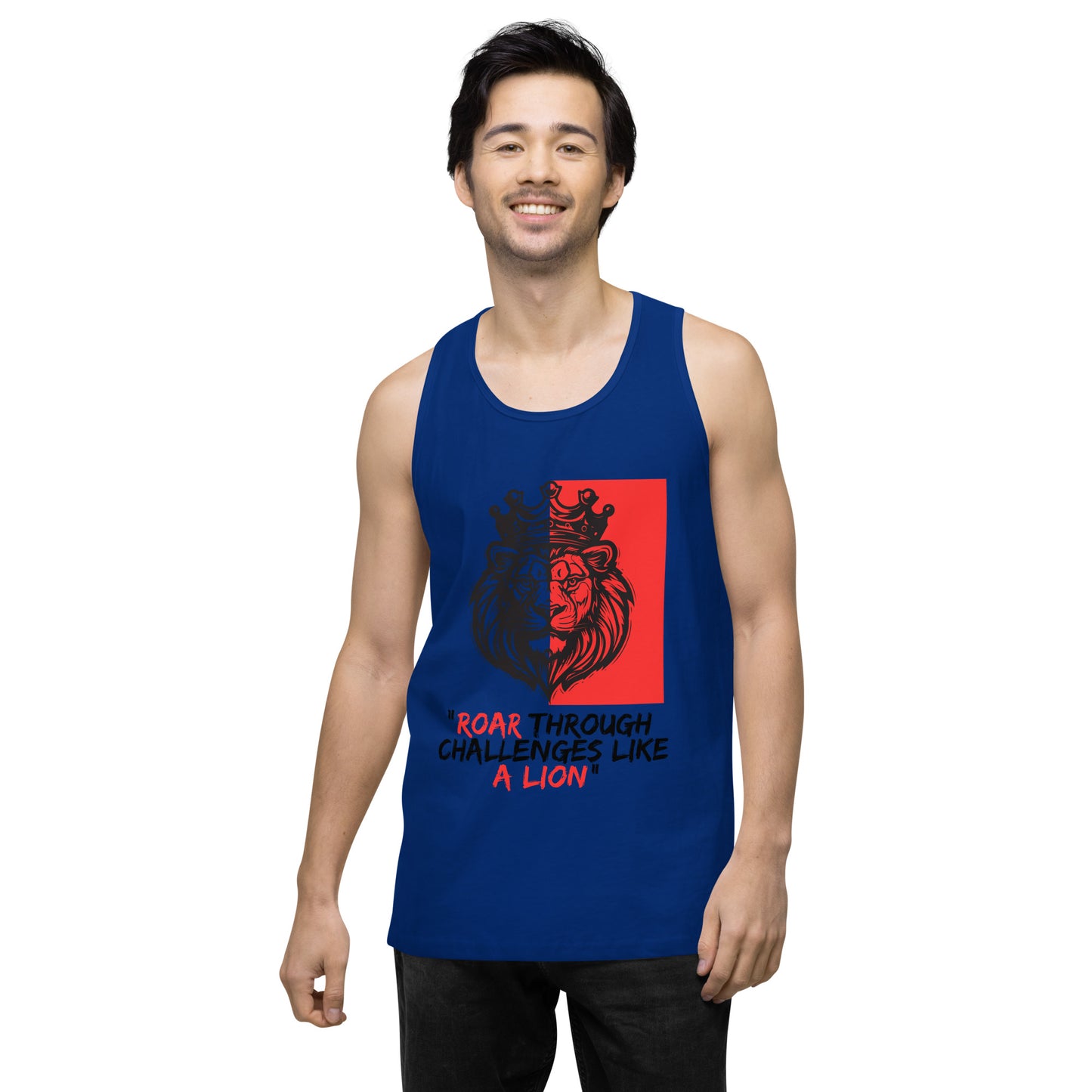 Men’s Lion premium tank top