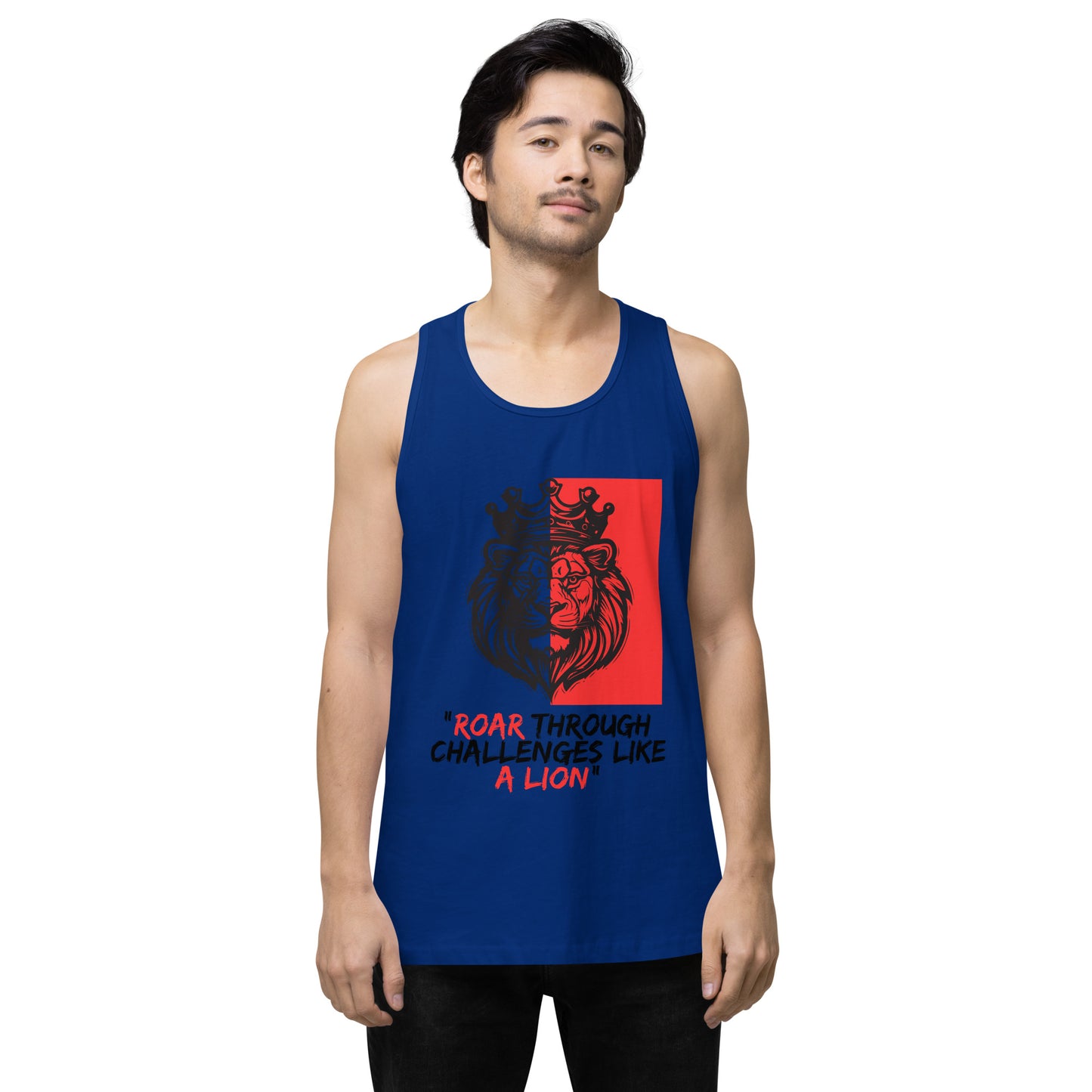 Men’s Lion premium tank top