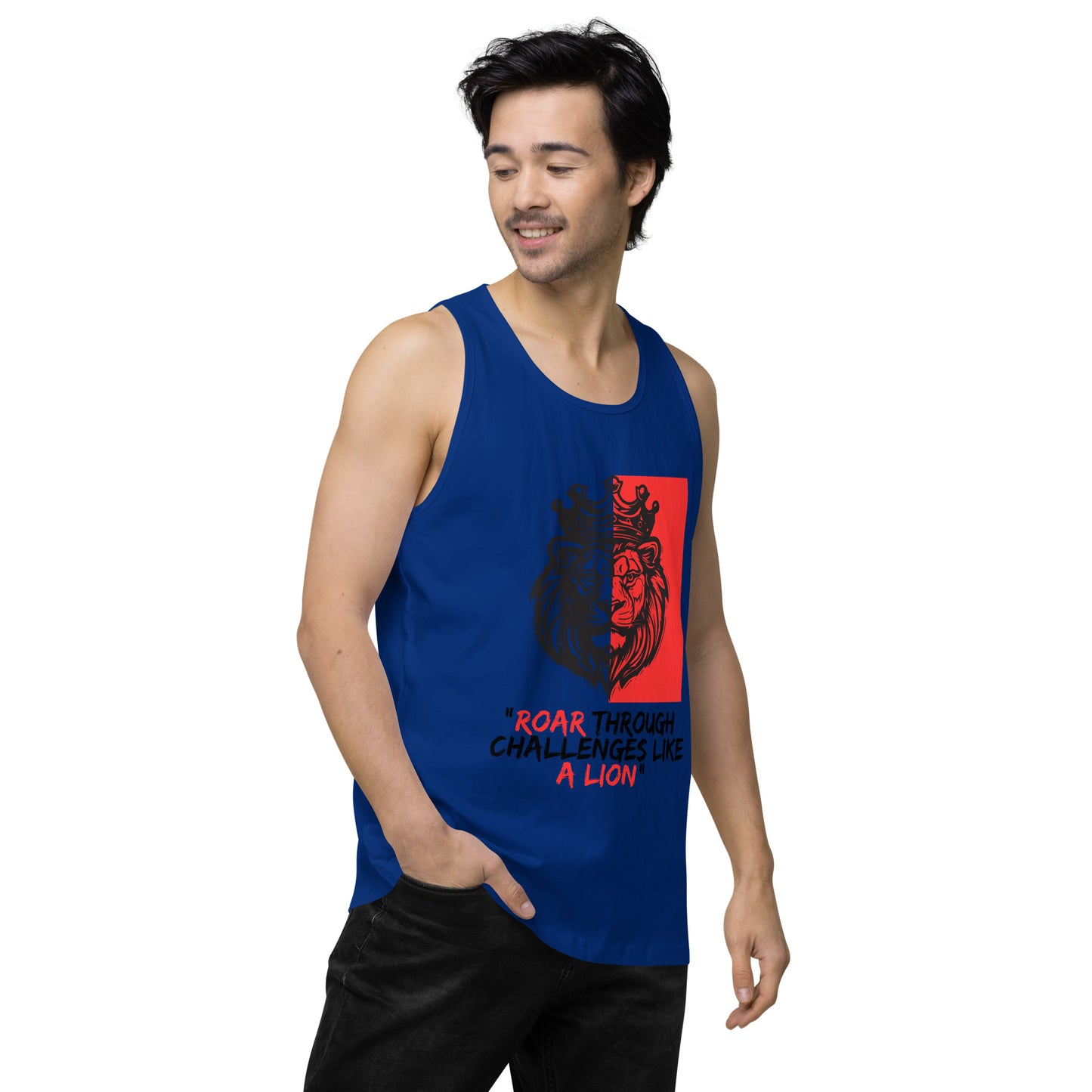 Men’s Lion premium tank top