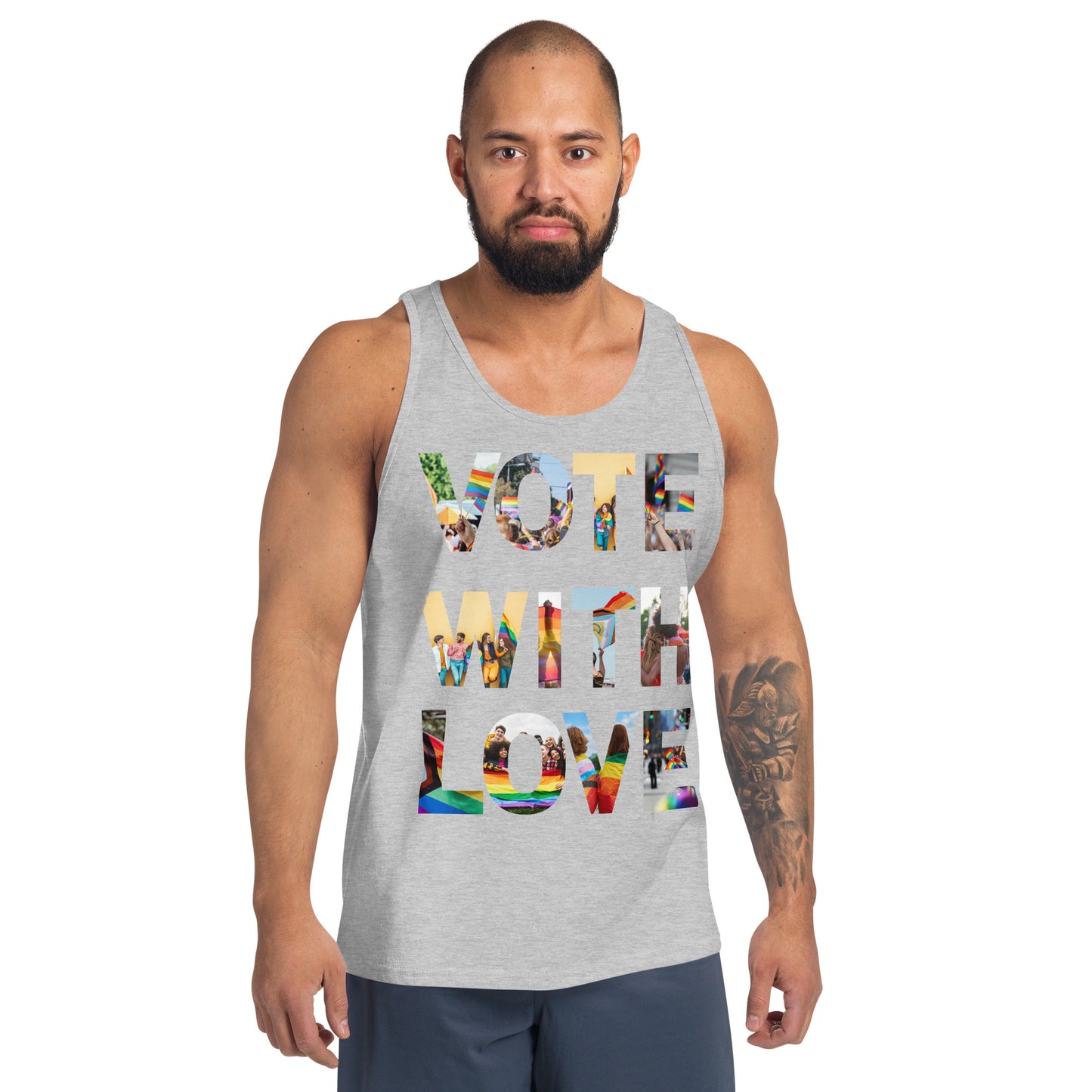 Vote Love Men's Tank Top