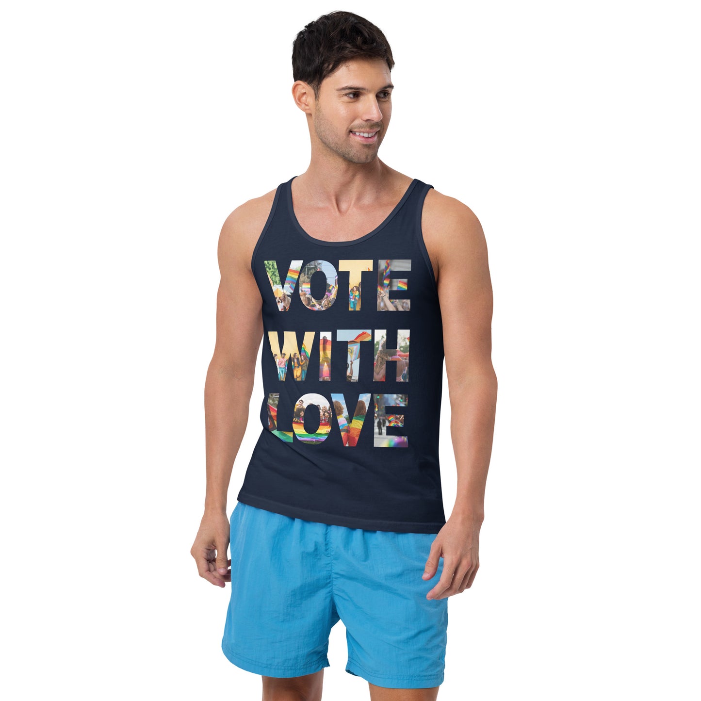 Vote Love Men's Tank Top