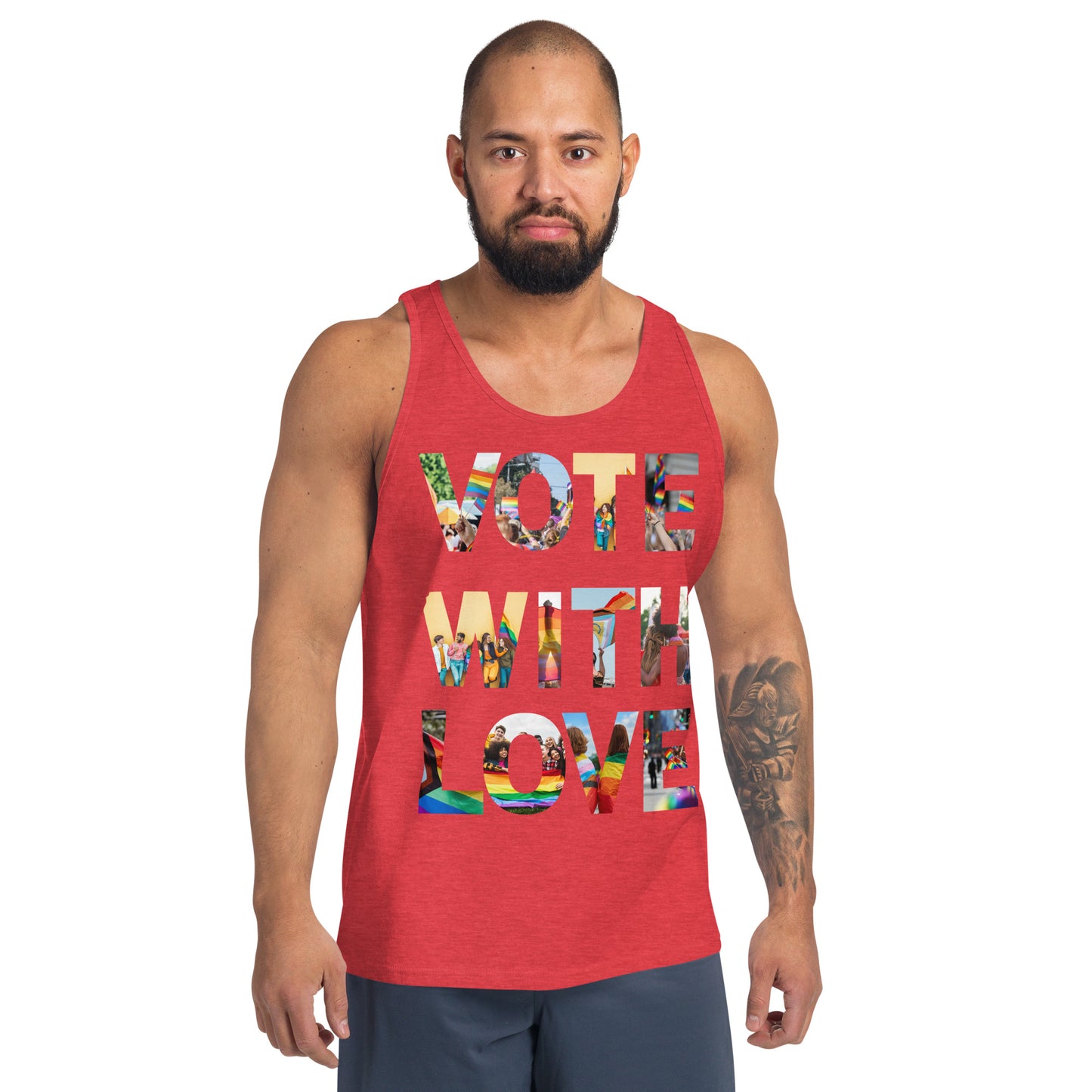 Vote Love Men's Tank Top