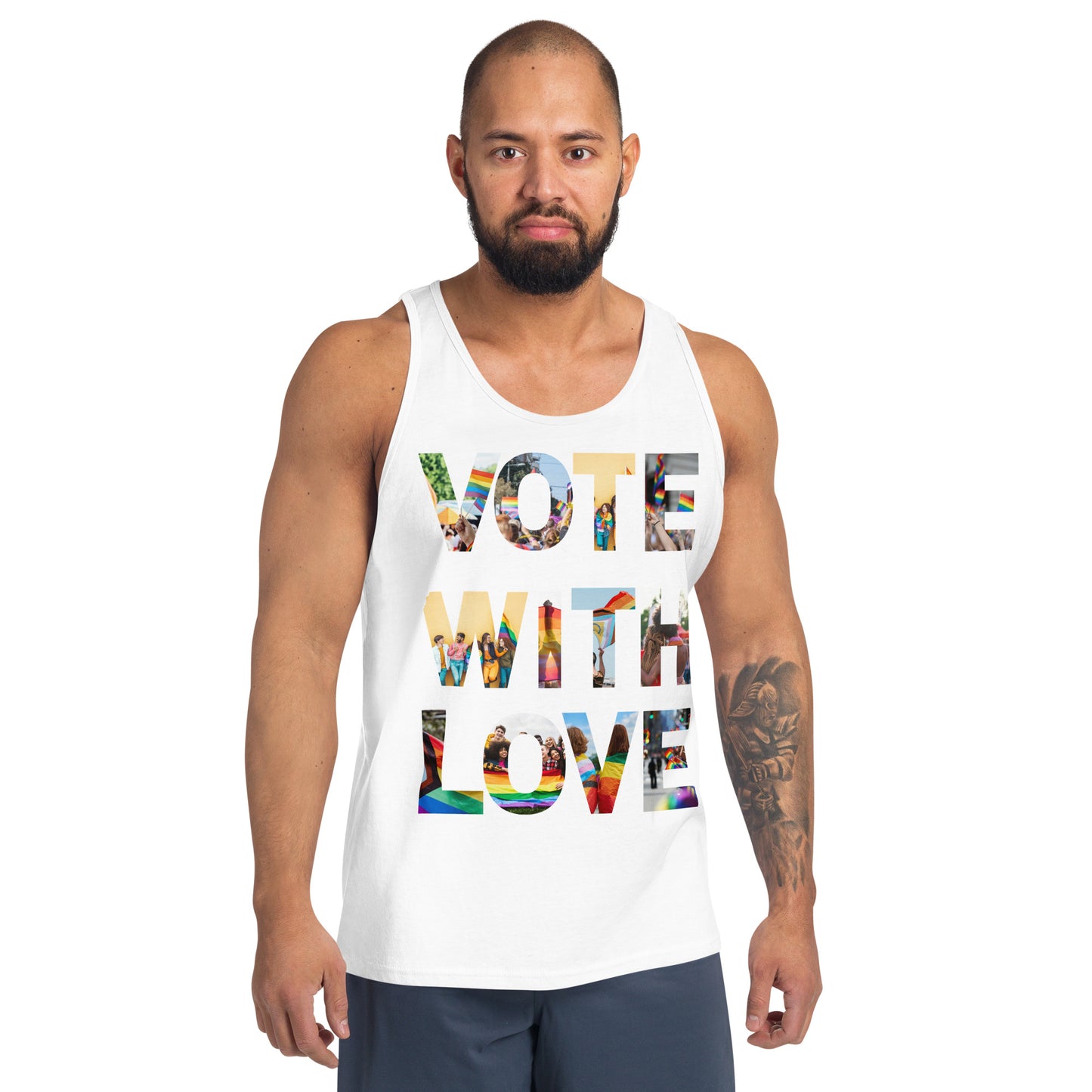 Vote Love Men's Tank Top