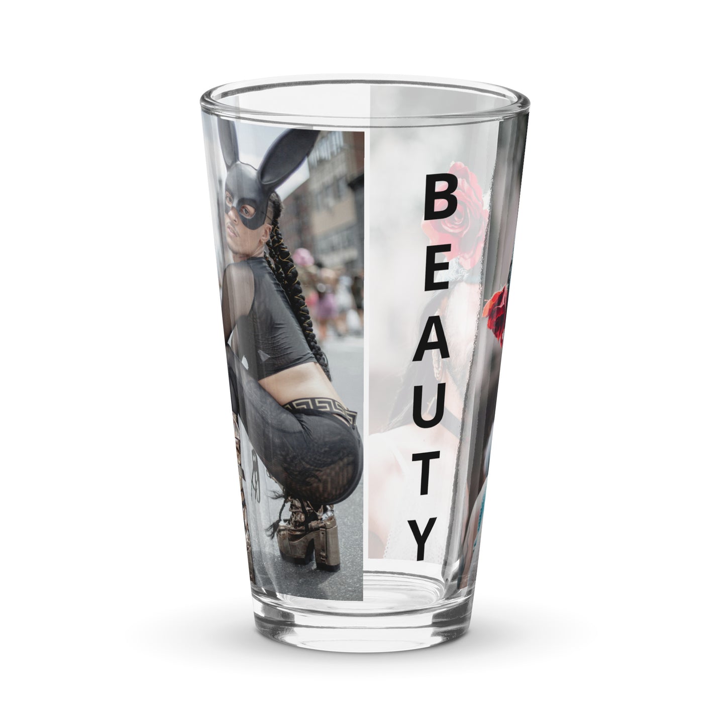 Beauty Shaker pint glass