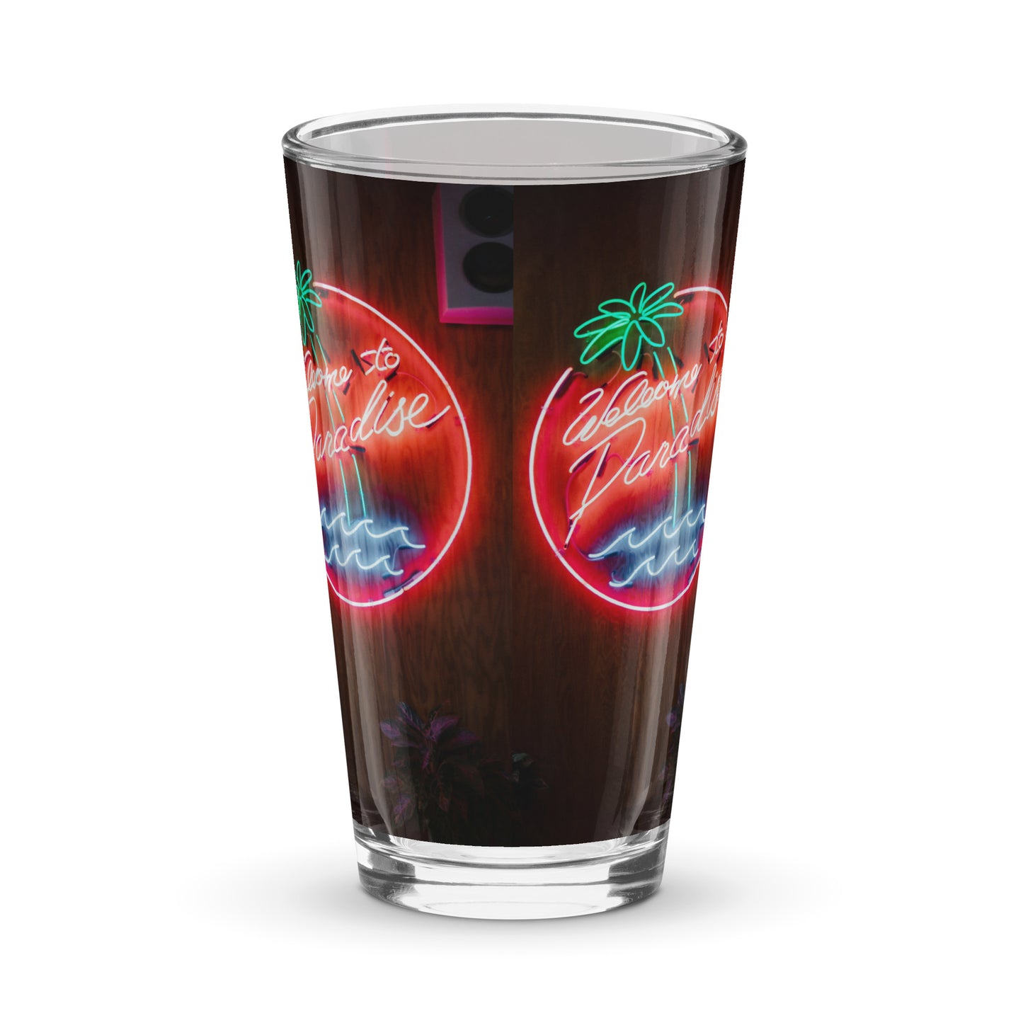 Paradise Shaker pint glass