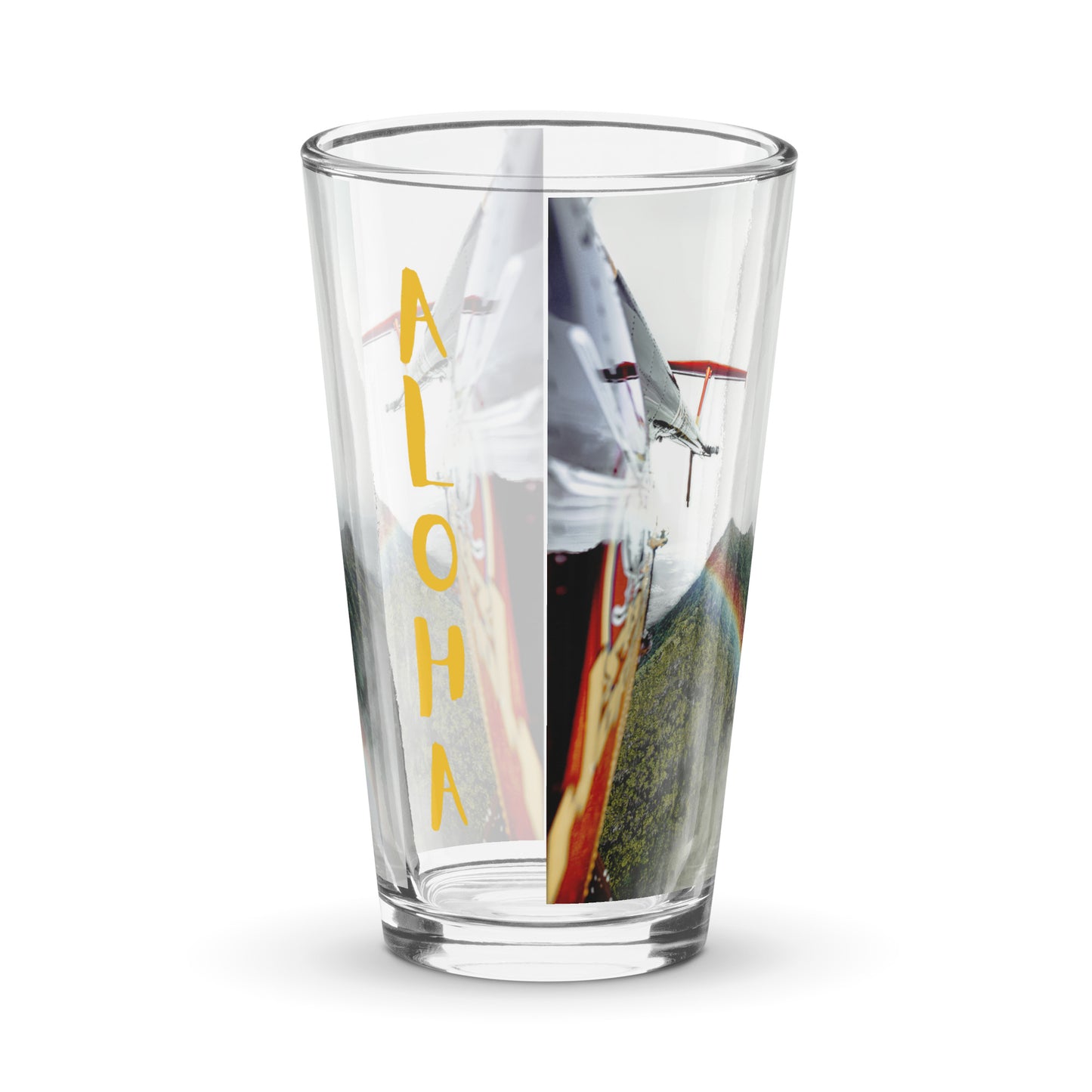 Aloha Shaker pint glass