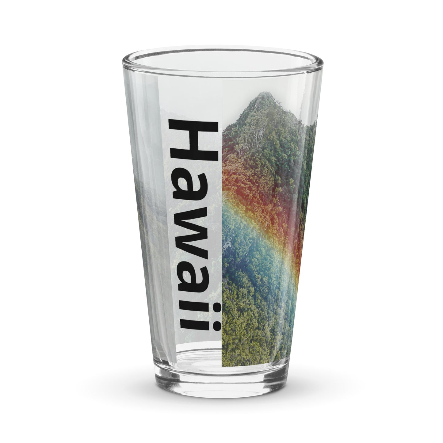 Tropic Mountain Shaker pint glass