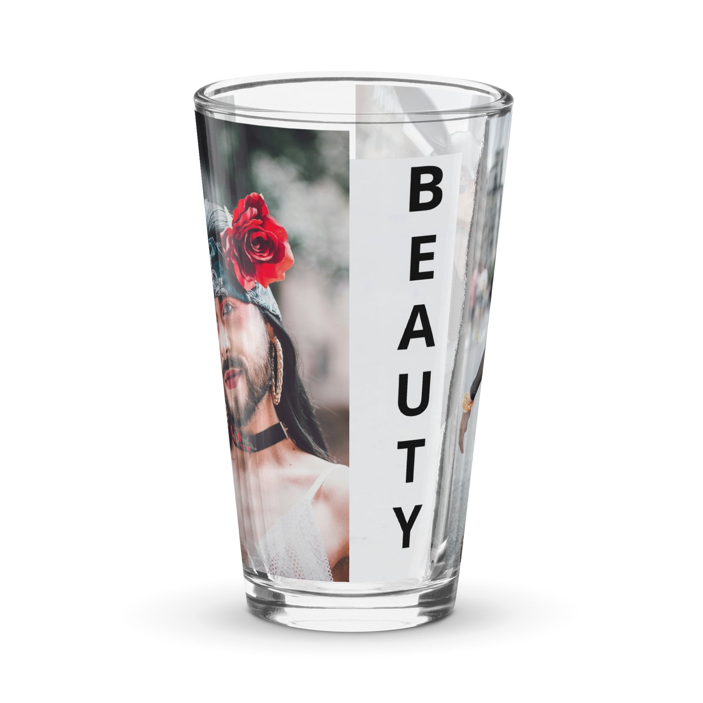 Beauty Shaker pint glass