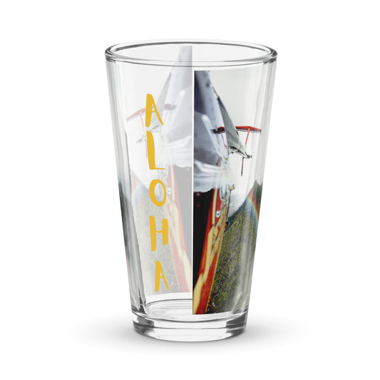 Aloha Shaker pint glass