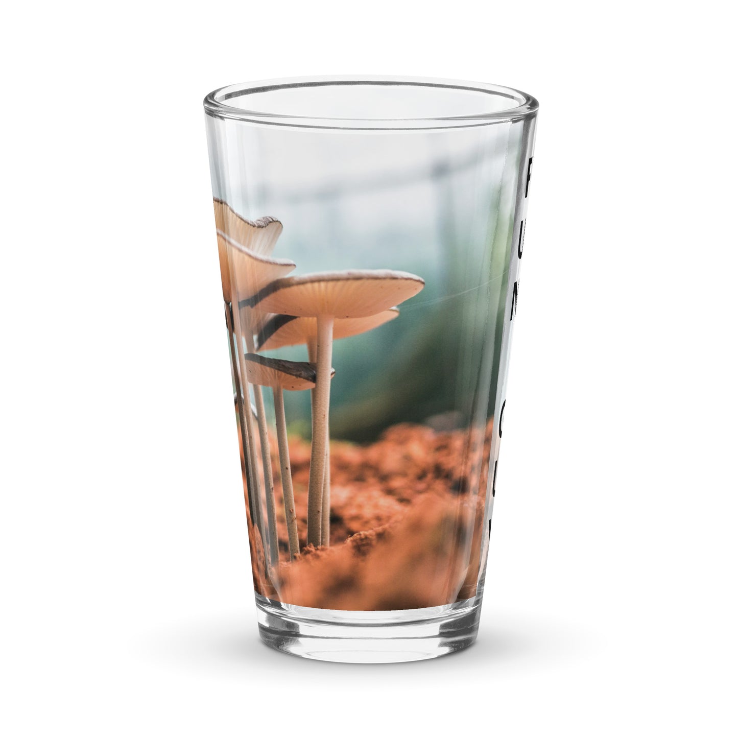 Shrooms Shaker pint glass