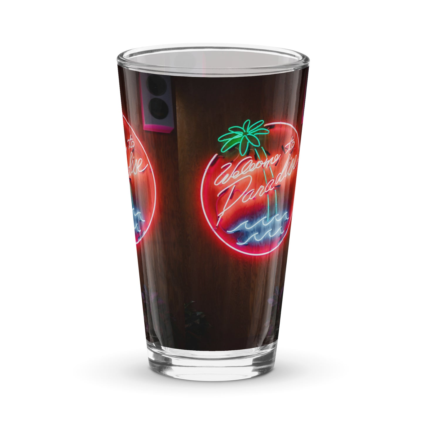 Paradise Shaker pint glass