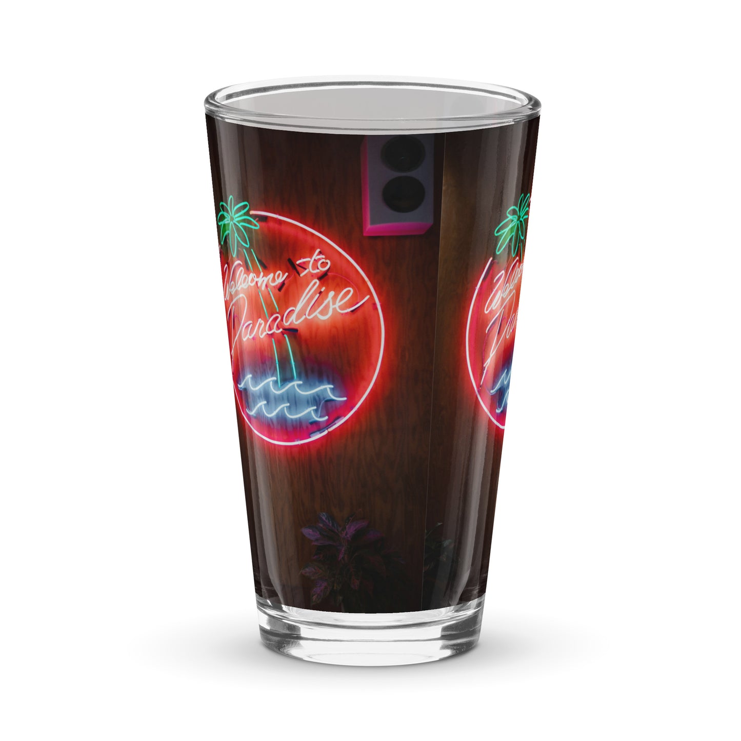 Paradise Shaker pint glass