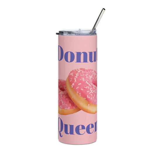 Donut Queen Stainless steel tumbler