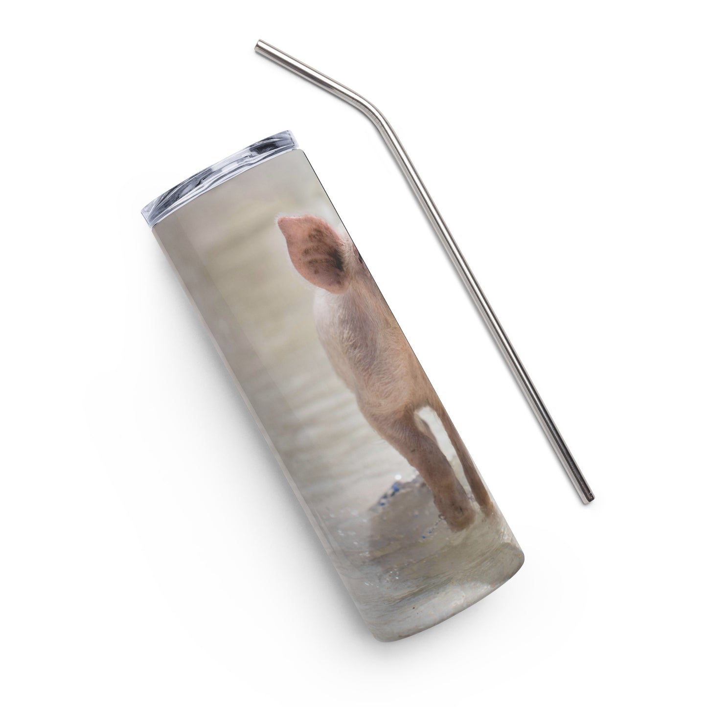 Beach Pig Stainless steel tumbler