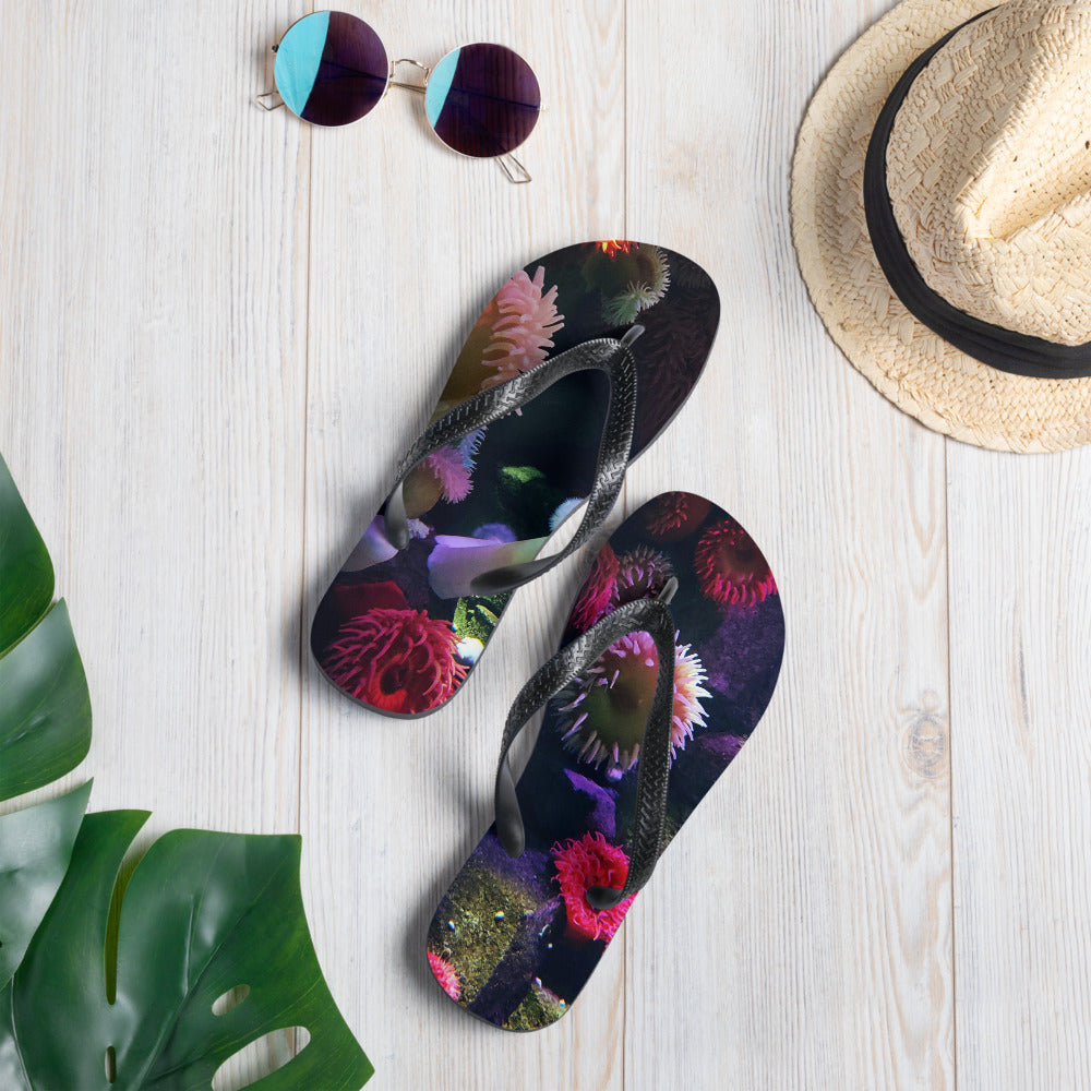 Dark Coral Flip-Flops