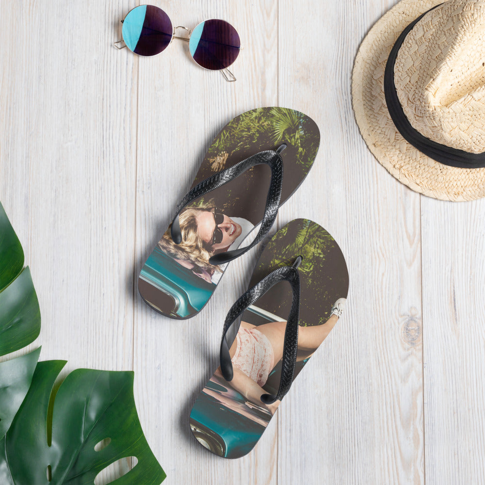 Retro Lounging Flip-Flops