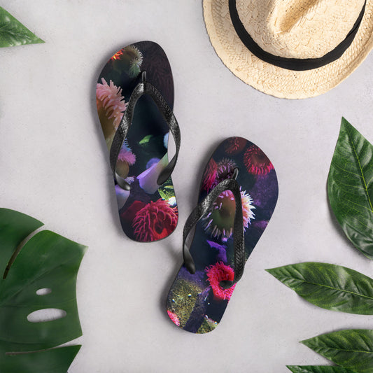 Dark Coral Flip-Flops