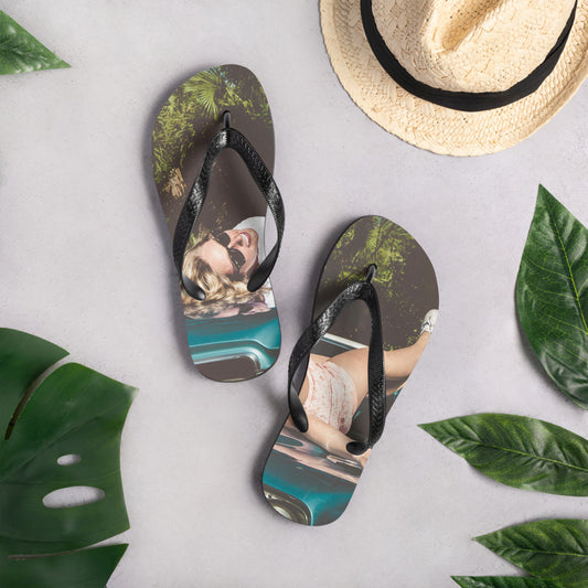 Retro Lounging Flip-Flops