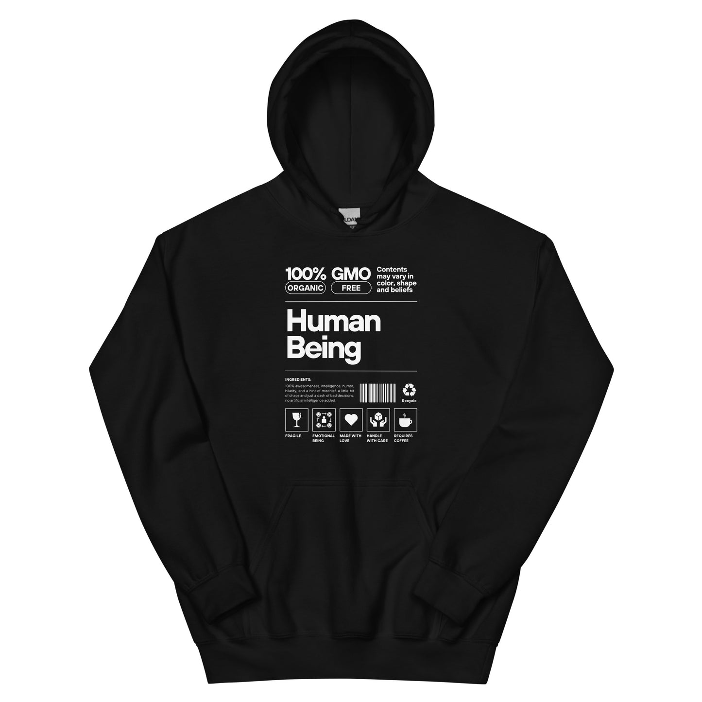 Unisex Human Hoodie